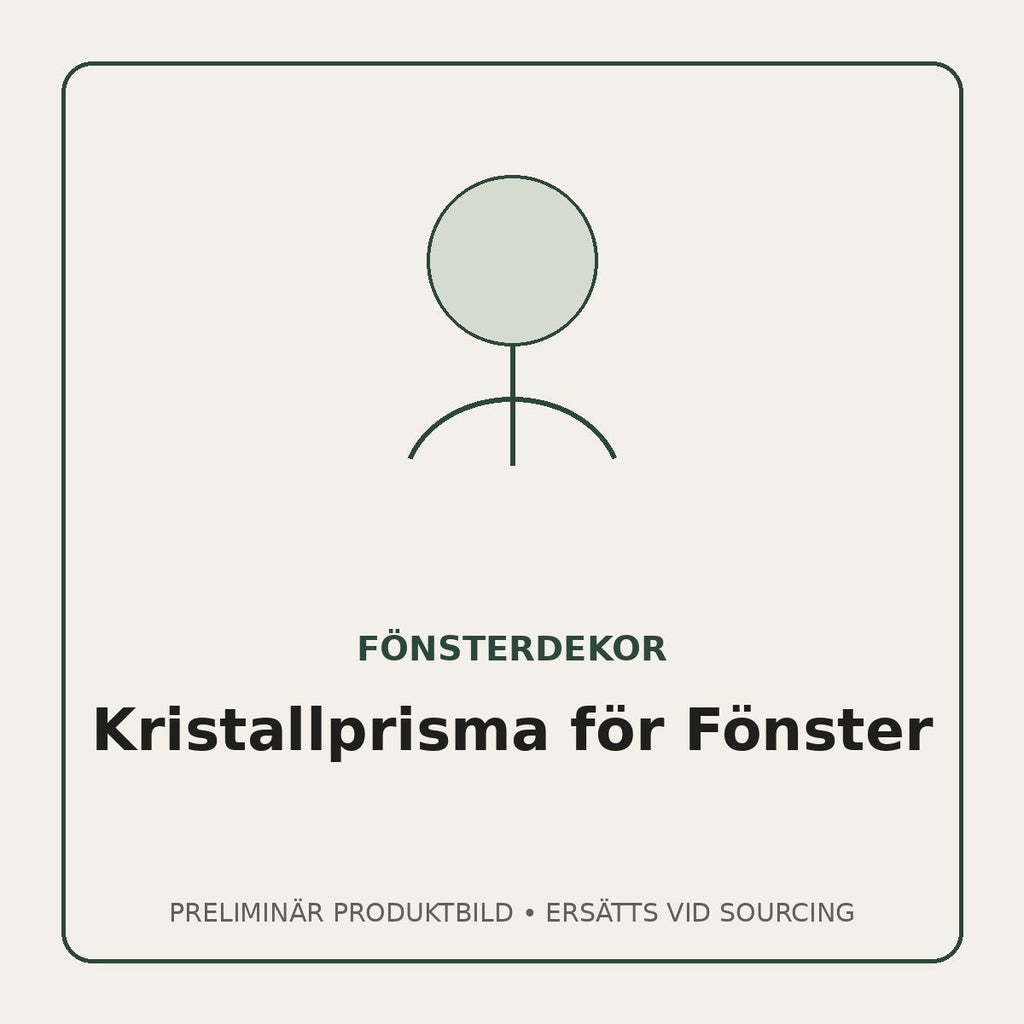 Preliminär produktbild – Nordeliq Kristallprisma för Fönster