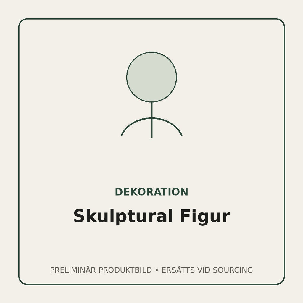 Preliminär produktbild – Nordeliq Skulptural Figur